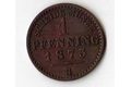 č.13 Prusko/ 1 Pfen. 1873 B