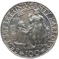 100 Kčs 600.výročí založení University Karlovy (1948) (Wč.104)