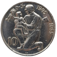 10 Kčs 10.výročí osvobození Československa (1955) (Wč.113)