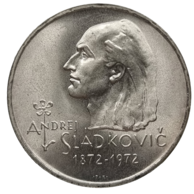 20 Kčs 100. výročí úmrtí básníka Andreja Sládkoviča (1972)  (Wč.135) 