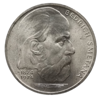 100 Kčs 150. výročí narození Bedřicha Smetany (1974) (Wč.139)