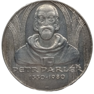 100 Kčs 650. výročí narození Petra Parléře (1980)  (Wč.152)