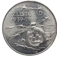 100 Kčs 17. listopadu 1989 (1989) (Wč.187)