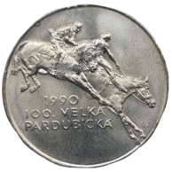 100 Kčs 100. Velká pardubická (1990) (Wč.190)