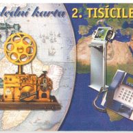 TK206 - Telefonní karta ČR Telecom - Poslední karta 2.tisíciletí (45/10.00/50 175Kč)