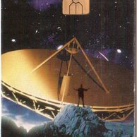 TK207 - Telefonní karta ČR Telecom - Radioteleskop (17/04.97/100 300Kč)