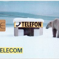 TK208 - Telefonní karta ČR Telecom - Lední medvěd (53/08.96/100)
