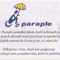 TK251 - Telefonní karta ČR Telecom - Paraple (18/05.00/50 175Kč)