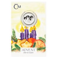 Stříbrná medaile Advent proof (ČM 2022)