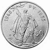 50 Kčs 10.výročí osvobození Československa (1955)  (Wč.115)