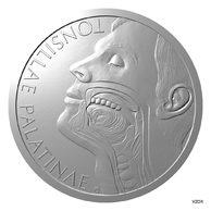 Stříbrná mince Lidské tělo - Lymfatická soustava - Krční mandle proof (ČM 2026) 