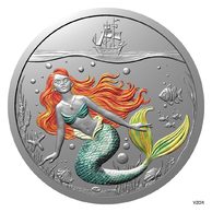 Stříbrná mince Knižní předlohy - H. Ch. Andersen - Malá mořská víla proof (ČM 2025)