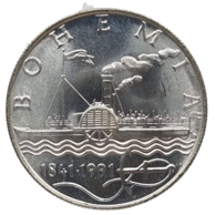 50 Kčs Parník Bohemia (1991) (Wč.195)