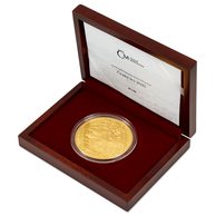 Zlatá desetiuncová investiční mince Český lev standard (ČM 2025) číslováno