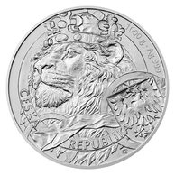 Stříbrná kilogramová investiční mince Český lev  standard (ČM 2025)