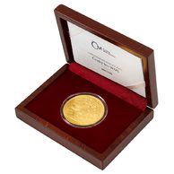 Zlatá pětiuncová investiční mince Český lev standard (ČM 2025) číslováno