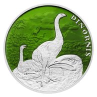 Stříbrná mince Doba ledová - Pták moa standard (ČM 2025) 
