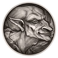 Stříbrná mince Mytologické postavy - Goblin standard (ČM 2026) 