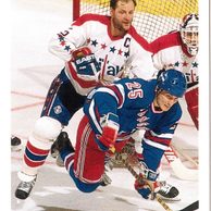 HK187 - Upper Deck karta - Rod Langway č. 314 (1991-92)
