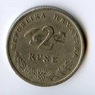 Mince Chorvatsko  2 Kune 1993 (wč.570)   