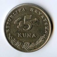Mince Chorvatsko  5 Kuna 1995 (wč.610)    