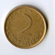 Mince Bulharsko  2 Stotinki 2000 (wč.430)   