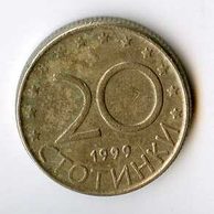 Mince Bulharsko  20 Stotinki 1999 (wč.490)    