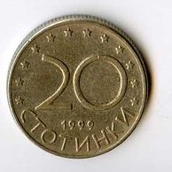 Mince Bulharsko  20 Stotinki 1999 (wč.491)   
