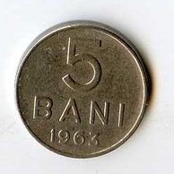 Mince Rumunsko  5 Bani 1963 (wč.58)       