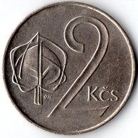 2 Kčs 1991 ,,R,, (wč.680)