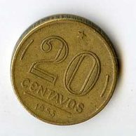 Mince Brazílie  20 Centavos 1953 (wč.129)       