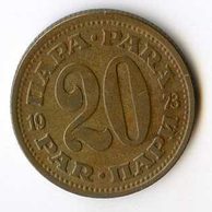 Mince Jugoslávie  20 Para 1973 (wč.228)