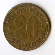 Mince Jugoslávie  20 Para 1974 (wč.230)