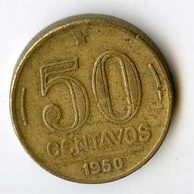 Mince Brazílie  50 Centavos 1950 (wč.155)         
