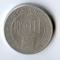 Mince Rumunsko  1000 Lei 2001 (wč.210)       