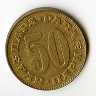 Mince Jugoslávie  50 Para 1978 (wč.278)           