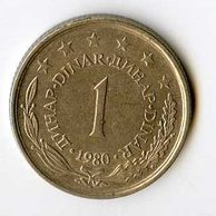 Mince Jugoslávie  1 Dinar 1980 (wč.336)       