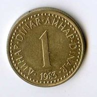 Mince Jugoslávie  1 Dinar 1983 (wč.342A)    