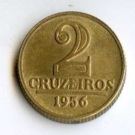 Mince Brazílie  2 Cruzeiros 1956 (wč.211)       