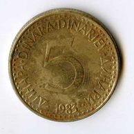 Mince Jugoslávie  5 Dinara 1983 (wč.560)   