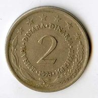 Mince Jugoslávie  2 Dinara 1973 (wč.653)     