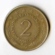 Mince Jugoslávie  2 Dinara 1980 (wč.667)      