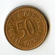 Mince Jugoslávie  50 Para 1982 (wč.680)            