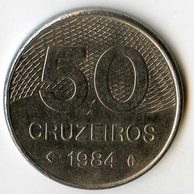 Mince Brazílie  50 Cruzeiros 1984 (wč.380)        