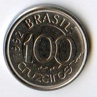 Mince Brazílie  100 Cruzeiros 1992 (wč.390)      