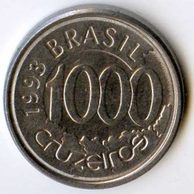 Mince Brazílie  1000 Cruzeiros 1993 (wč.391)       