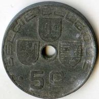 Mince Belgie 5 Cent 1942 (wč.30)  