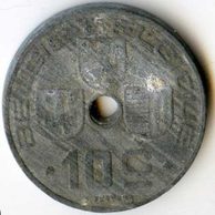 Mince Belgie 10 Cent 1942  (wč.50)