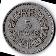 5 Francs r.1949 (wč.458)