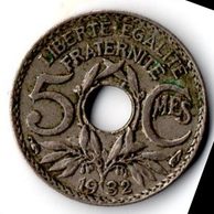 5 Centimes r.1932 (wč.131)